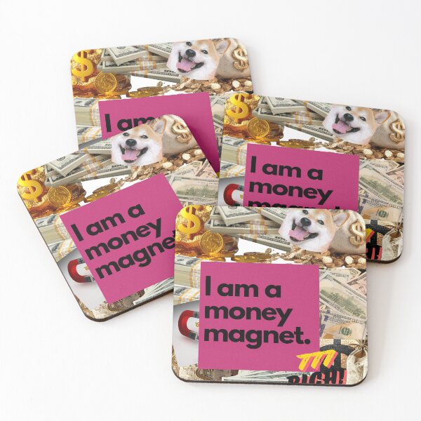 Item preview, Money Magnet Aesthetic Vision Board Collage Art designed and sold by blairvina9028.