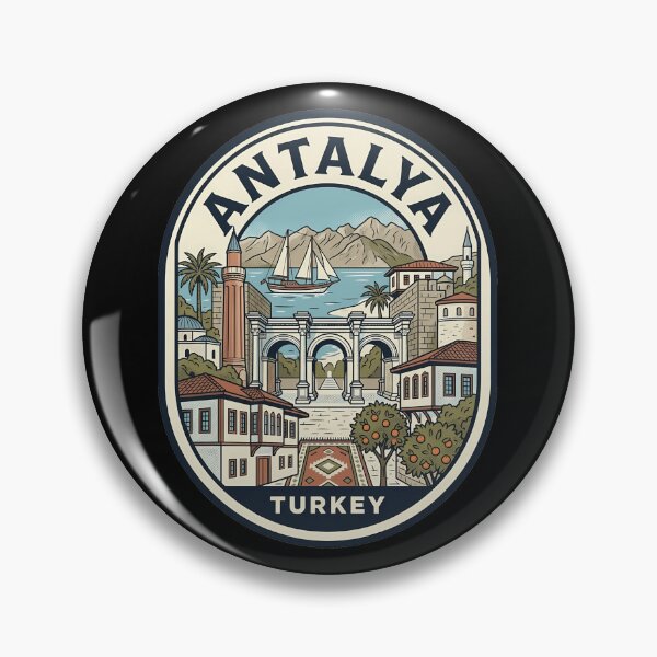 Item preview, Retro Antalya Vintage Travel Badge designed and sold by k3rstman1.