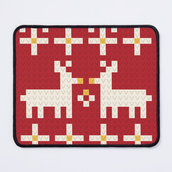 Item preview, Fair Isle Reindeer Ugly Christmas Sweater Pattern designed and sold by rabodalt.