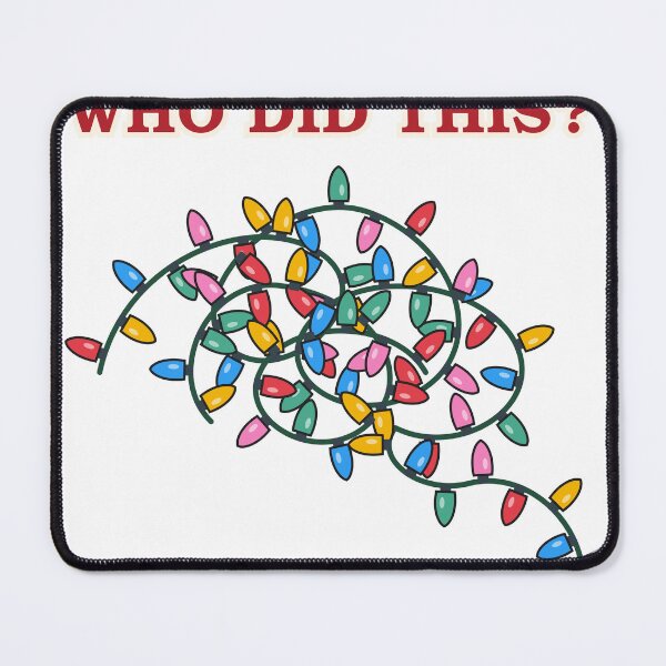 Item preview, Who Did This Tangled Christmas Lights designed and sold by rabodalt.