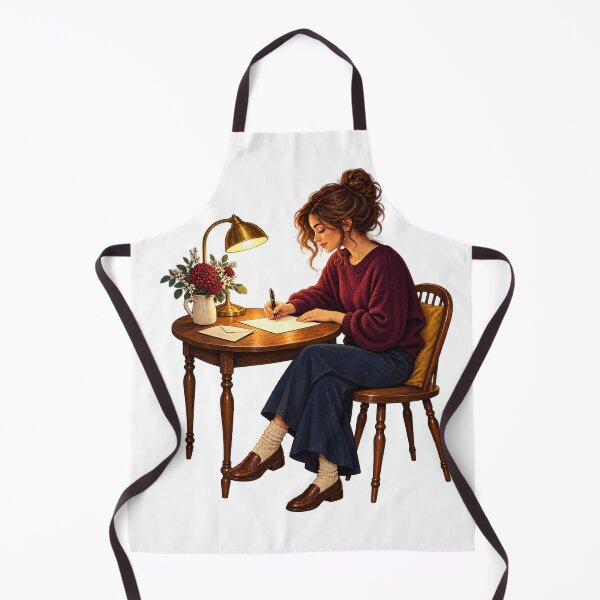 Item preview, Woman Writing a Letter by Lamplight designed and sold by Drip stamp.