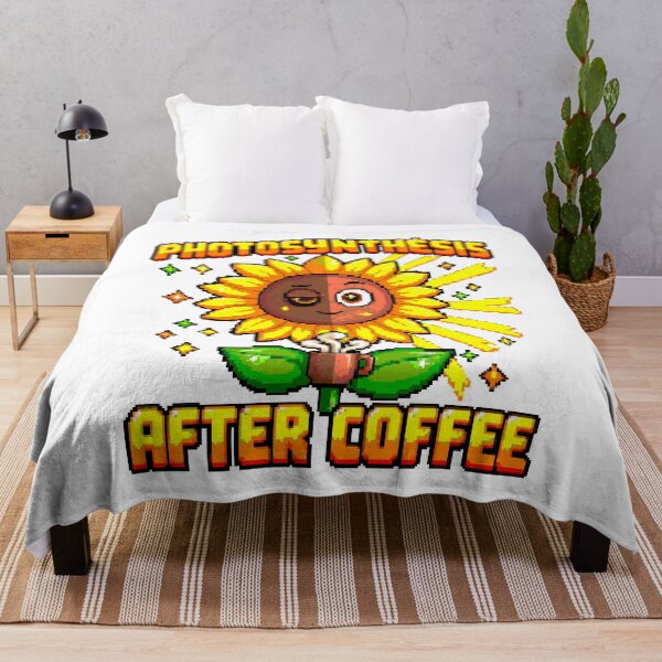 Item preview, Photosynthesis After Coffee Sunflower Pixel Art designed and sold by NaturePixel.