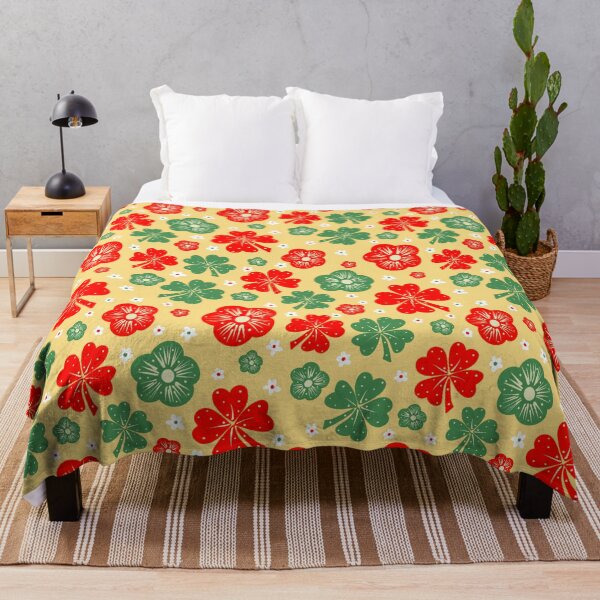 Item preview, Shamrock and Florals designed and sold by DiorelleDesigns.