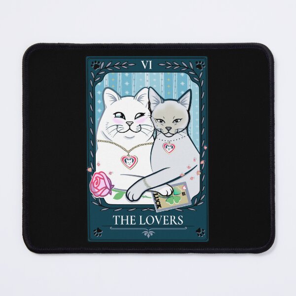 Item preview, Lucky Lovers Tarot Cats designed and sold by catnbloom.