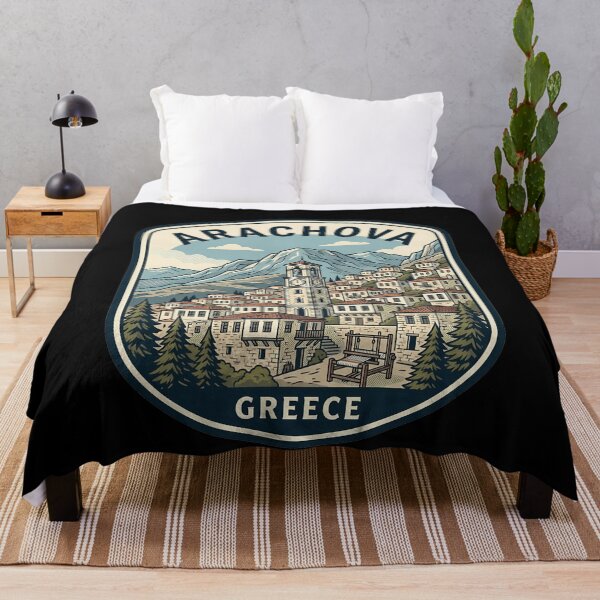 Item preview, Retro Arachova Vintage Travel Badge designed and sold by k3rstman1.