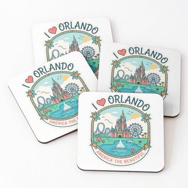 Item preview, Orlando Florida Vacation - Theme Park Capital, Lake Eola Swan Boats & ICON Park Souvenir designed and sold by Illumine-World.