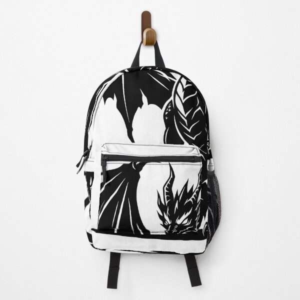 Item preview, Majestic Black Dragon Standing Tattoo – Solid Silhouette Winged Dragon Shadow Ground Art designed and sold by DragonSerpent Ink.
