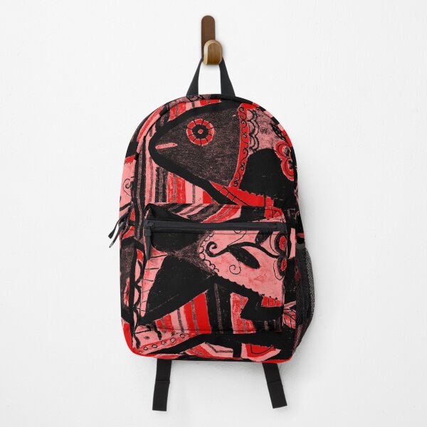 Item preview, Three Folk Art Fish with Flowers in Red designed and sold by Fani*.