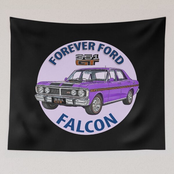 Item preview, Ford Falcon XY GT 351 | Wild Violet | Classic Australian Muscle Car designed and sold by Michael van der Hoorn.