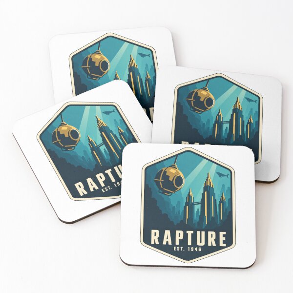 Item preview, Rapture Badge designed and sold by starsidedesigns.