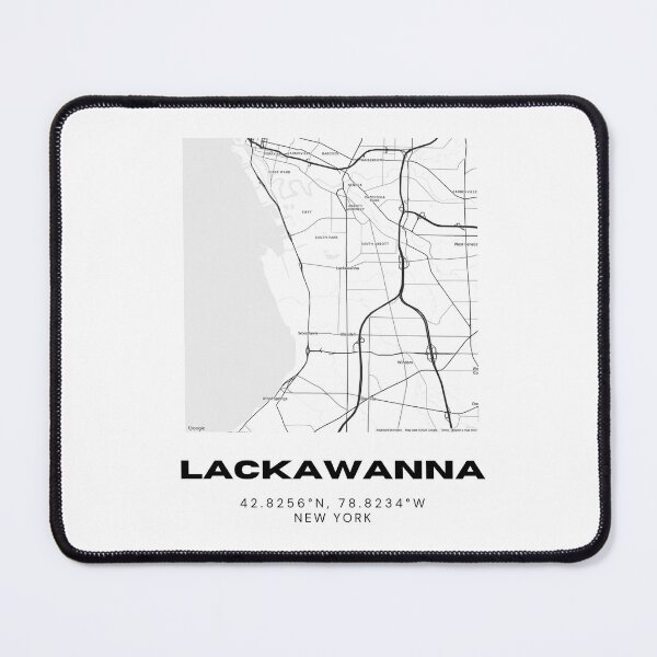 Item preview, Lackawanna New York Map, Minimalist City Map Art designed and sold by RM-Journey.