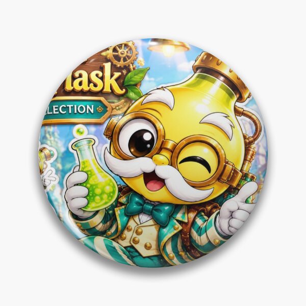 Item preview, Professor Lemon Flask Stickers – Cute Steampunk Alchemist designed and sold by KingdomRoyalM.
