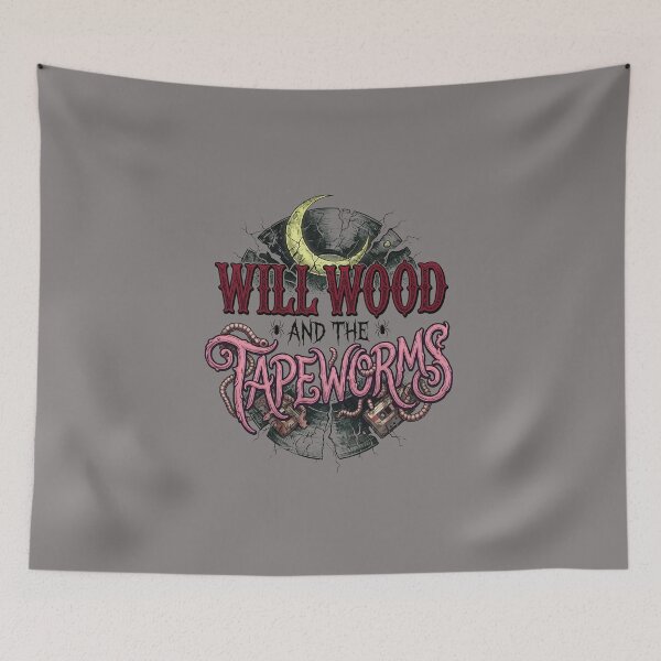 Item preview, Will Wood And The Tapeworms Stylized Text Design-16 designed and sold by BatshCamar.
