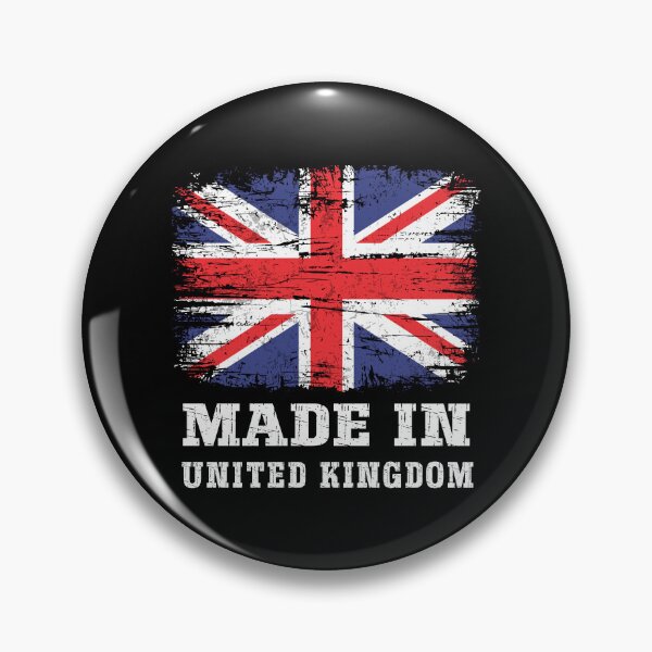 Item preview, Made in United Kingdom Vintage Distressed British Flag Design designed and sold by Dmetalx Art Apparel.