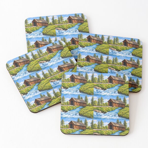 Item preview, Covered Bridge designed and sold by SquaresArt.