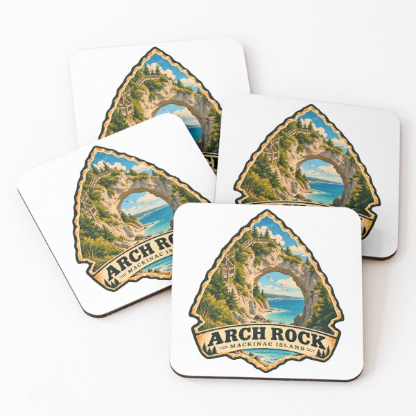 Item preview, Arch Rock Mackinac Island Michigan Travel Souvenir designed and sold by Simsimah26Parks.