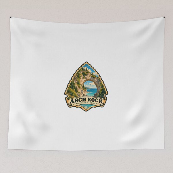 Item preview, Arch Rock Mackinac Island Michigan Travel Souvenir designed and sold by Simsimah26Parks.