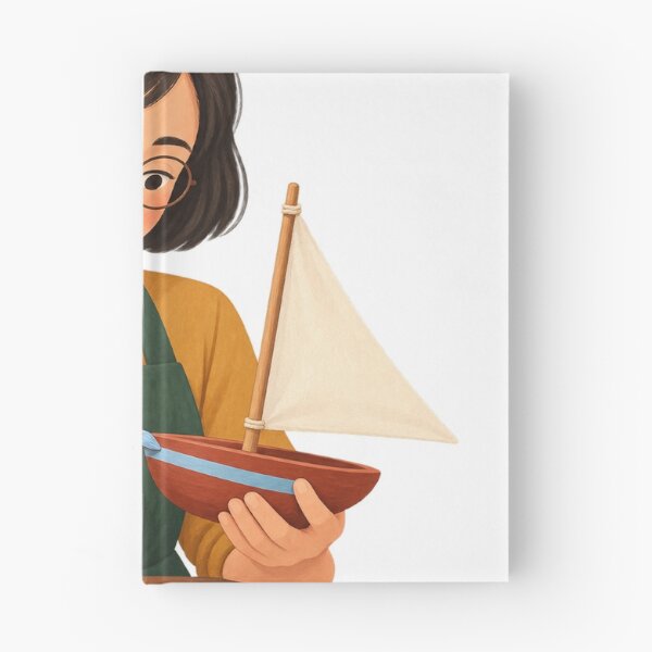 Item preview, Toy Restorer Painting a Wooden Sailboat designed and sold by Drip stamp.