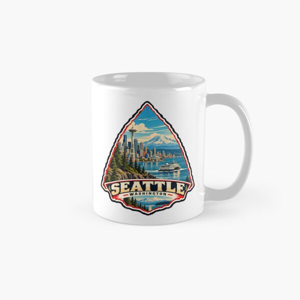 Item preview, Seattle Washington Pacific Northwest City Travel Souvenir designed and sold by Simsimah26Parks.