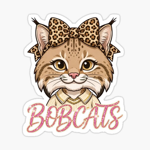 Item preview, Coquette Bobcats Leopard Bow Bobcats Bow Girly Bobcats Shirt Pink Bow designed and sold by fethialtaf.
