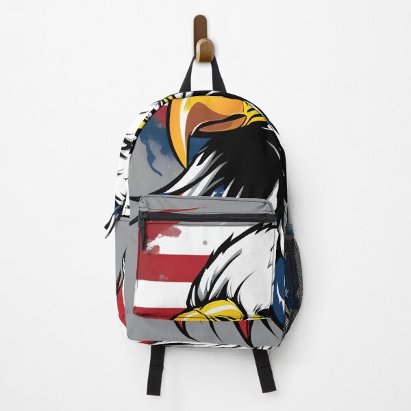 Item preview, Fierce Bald Eagle Head with Flag Feathers designed and sold by CASASIS_MERCH.