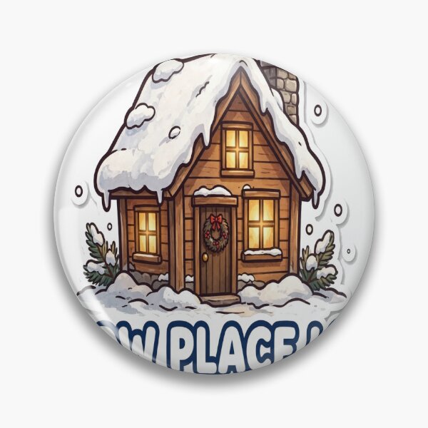 Item preview, Snow Place Like Home Sticker — Funny Christmas Gift designed and sold by TMS-Studio.