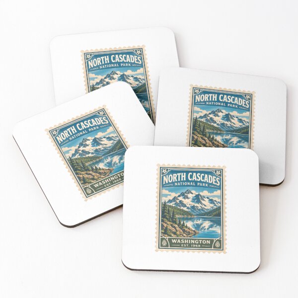 Item preview, North Cascades National Park Washington Est 1968 National Park Hiker Traveler designed and sold by AncientClouds25.