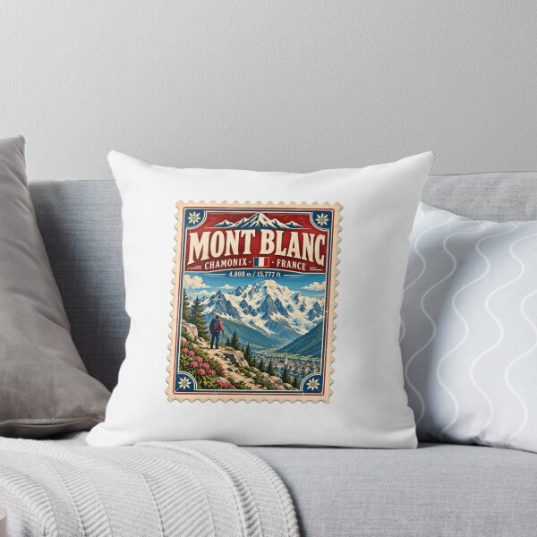 Item preview, Mont Blanc Chamonix France Hiking Mountain Travel Souvenir designed and sold by kristyparkStar3.