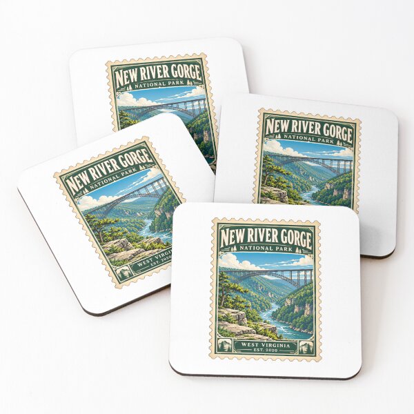 Item preview, New River Gorge National Park West Virginia Travel Adventure Souvenir designed and sold by kristyparkStar3.