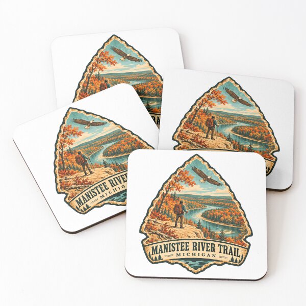 Item preview, Manistee River Trail Michigan Hiking Explorer Nature Lover designed and sold by Simsimah26Parks.