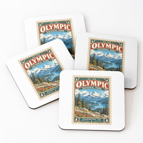 Item preview, Olympic National Park Washington USA Est. 1938 Travel Outdoors Souvenir designed and sold by kristyparkStar3.