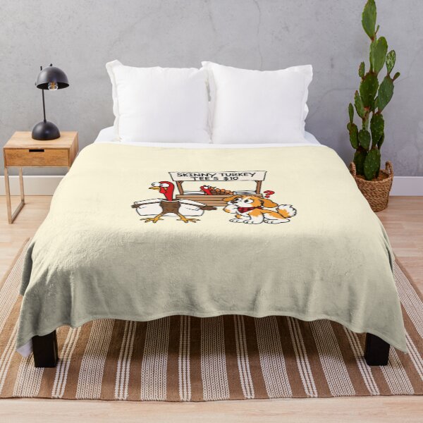 Item preview, Skinny Turkey Tees Thanksgiving Funny Dog Pun designed and sold by CrazyCraftStudio.
