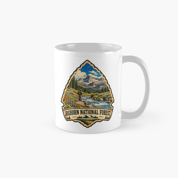 Item preview, Bighorn National Forest Fishing Outdoors Wyoming Explorer designed and sold by Simsimah26Parks.