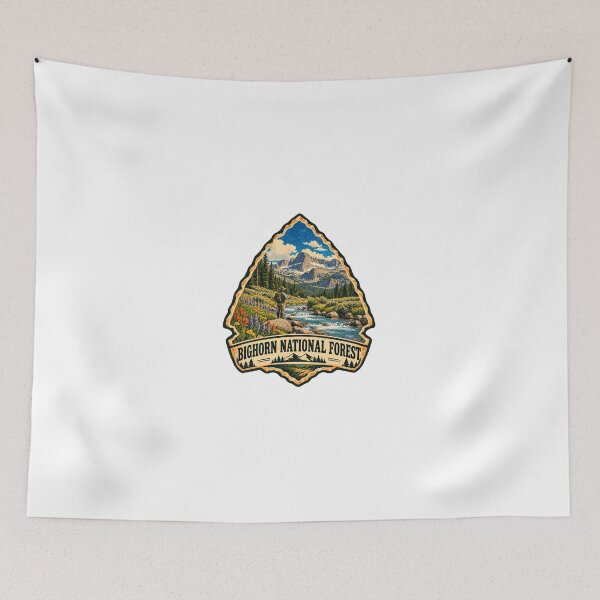 Item preview, Bighorn National Forest Fishing Outdoors Wyoming Explorer designed and sold by Simsimah26Parks.