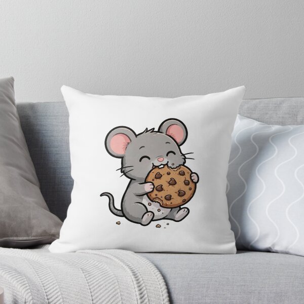 Item preview, Mouse Nibbling a Giant Cookie designed and sold by EzJPz.