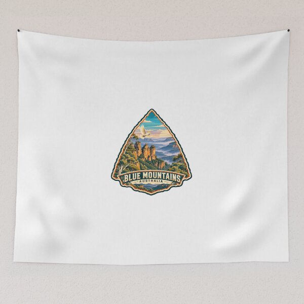 Item preview, Blue Mountains Australia Travel Nature Explorer Landmark designed and sold by Simsimah26Parks.