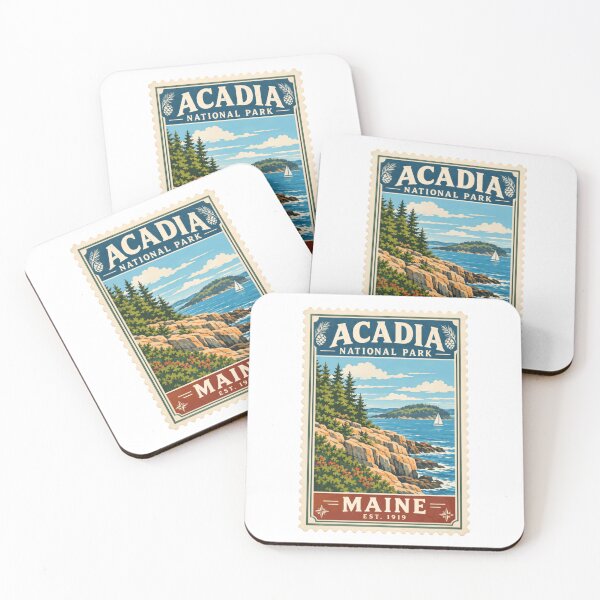Item preview, Acadia National Park Maine Est. 1919 Travel Souvenir National Parks Explorer designed and sold by AncientClouds25.