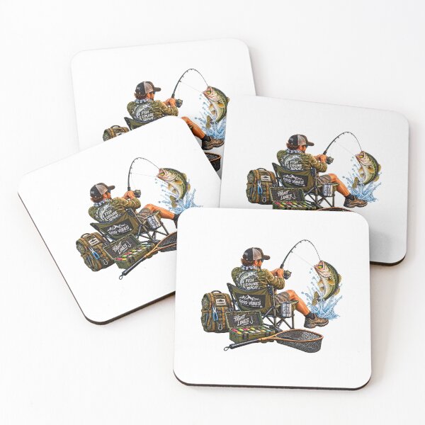 Item preview, Fishing Adventures Good Vibes and Tight Lines designed and sold by JAR Designs and Development.
