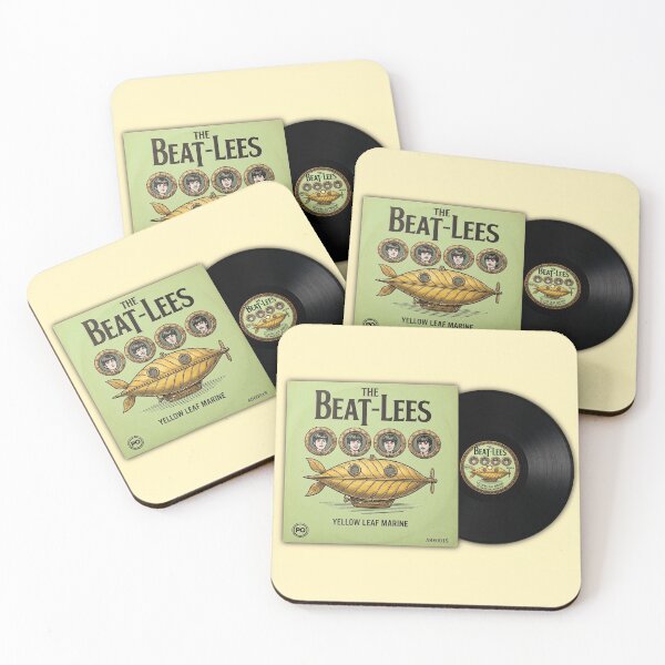 Item preview, The Beat-Lees - Vintage Parody Vinyl Record Wall Art, Faux Record Display Printable, Retro Music Decor designed and sold by DGMaxShop.