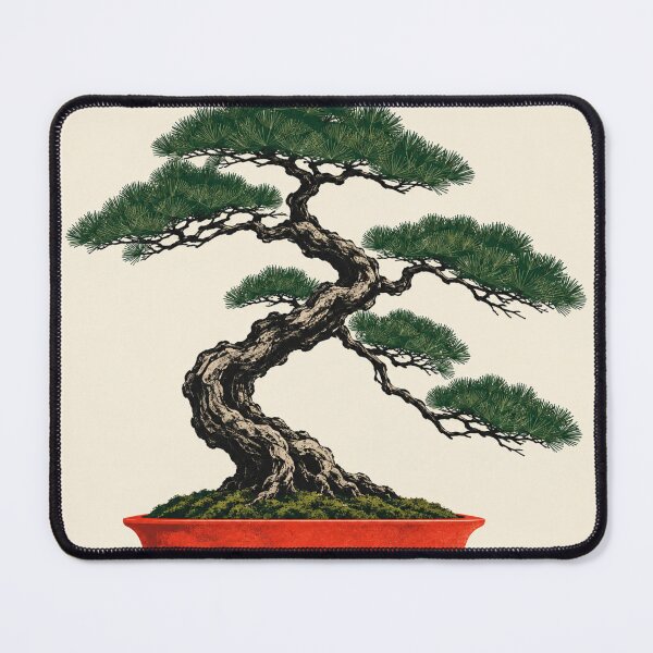 Item preview, Japanese Pine Bonsai Tree Art designed and sold by tmoca.