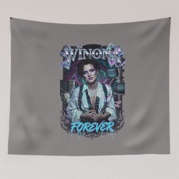 Item preview, Winona Forever 90s Icon Portrait-43 designed and sold by HansKrieger.