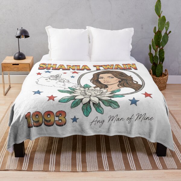 Item preview, Shania Twain Any Man Of Mine 1993 Country Pop Icon Retro Graphic designed and sold by RahniNM.