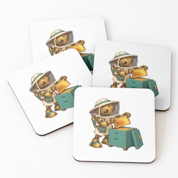 Item preview, Robot Beekeeper with Honeycomb designed and sold by JS Creative Studio.