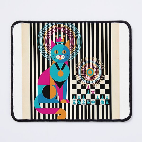 Item preview, Turkish Angora Cat Chess Champion designed and sold by PictoVibe.