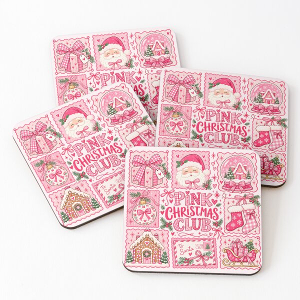 Item preview, Pink Christmas Club Coquette Holiday Collage designed and sold by Bawwe.