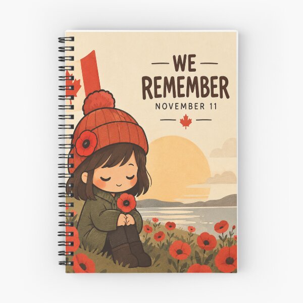 Item preview, Remembrance Day Red Poppy – Minimal Canadian Remembrance Art designed and sold by InspiredCreatives.