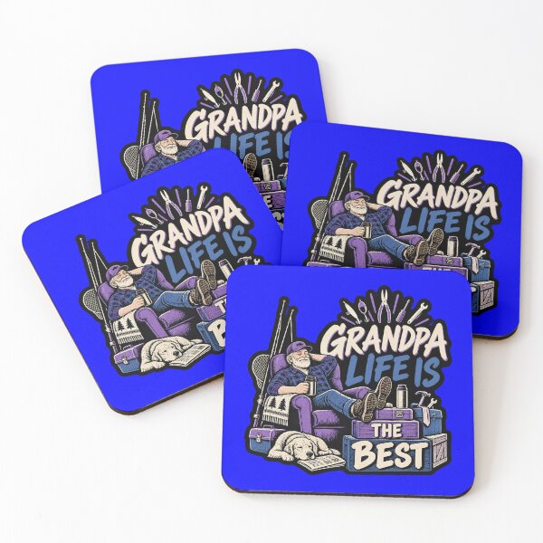 Item preview, Senior Citizen Grandpa Life Is The Best  Art Design Gift designed and sold by fantasticdesign.