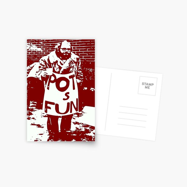 Allen Ginsberg Postcard