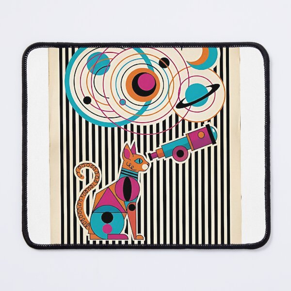 Item preview, Cornish Rex Cat Astronomer designed and sold by PictoVibe.