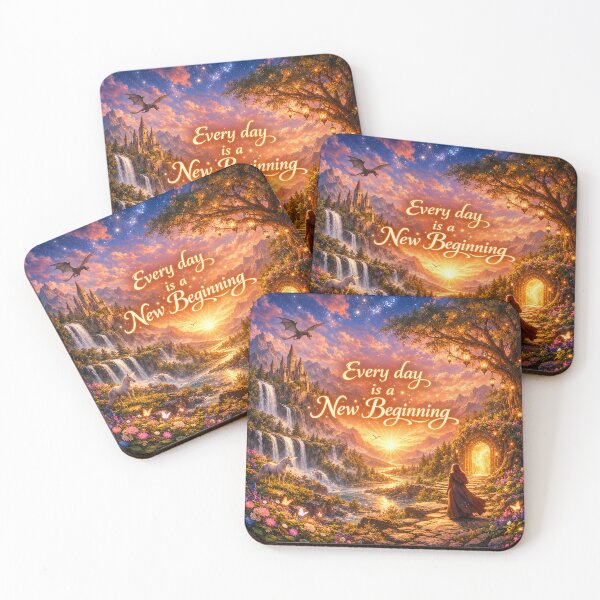 Item preview, Every Day Is a New Beginning Quote designed and sold by StefStuff4U.